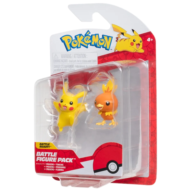 POKEMON FIGURA PACK DE 2 TORCHIC Y PIKACHU - 5