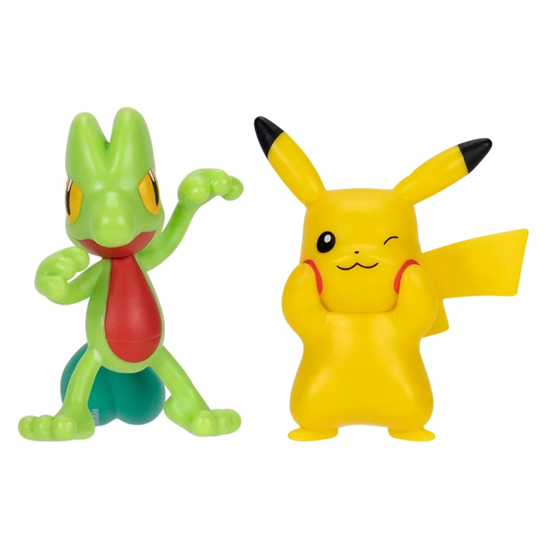 POKEMON FIGURA PACK DE 2 TREECKO Y PIKACHU - 1