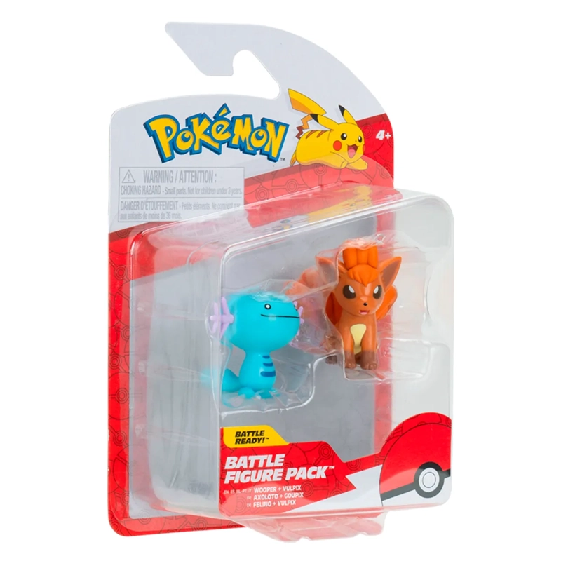 POKEMON FIGURA PACK DE 2 W18 WOOPER Y VULPIX - 5