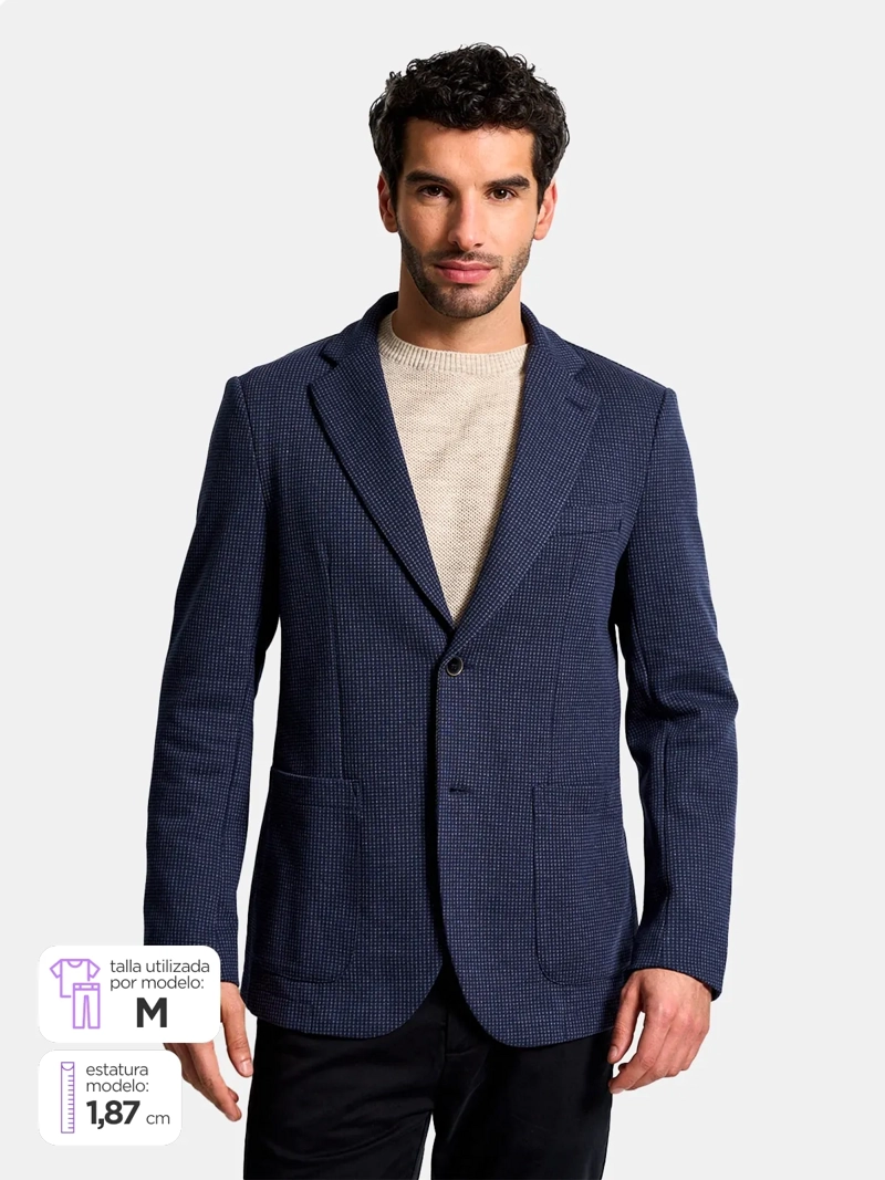 BLAZER HOMBRE SPAVALDI ALGODÓN  - 1