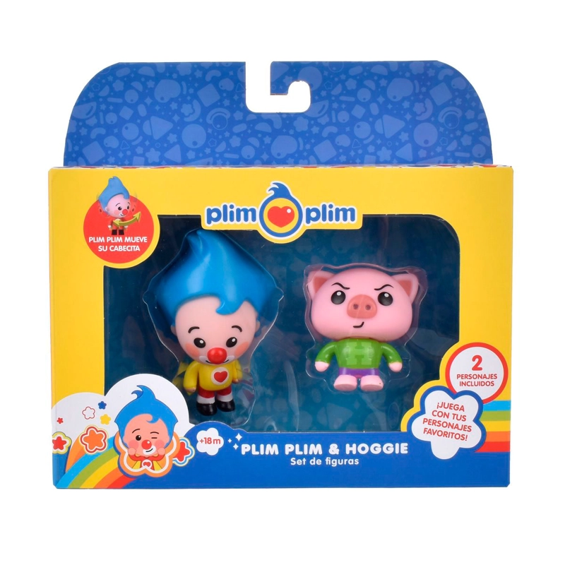 SET X2 FIGURAS DE ACIÓN PLIM PLIM & HOGGIE - 1