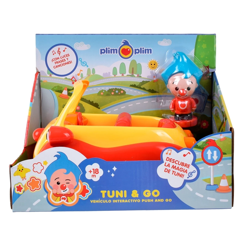 AUTO DE JUGUETE PLIM PLIM BUMP AND GO 25 CM - 5