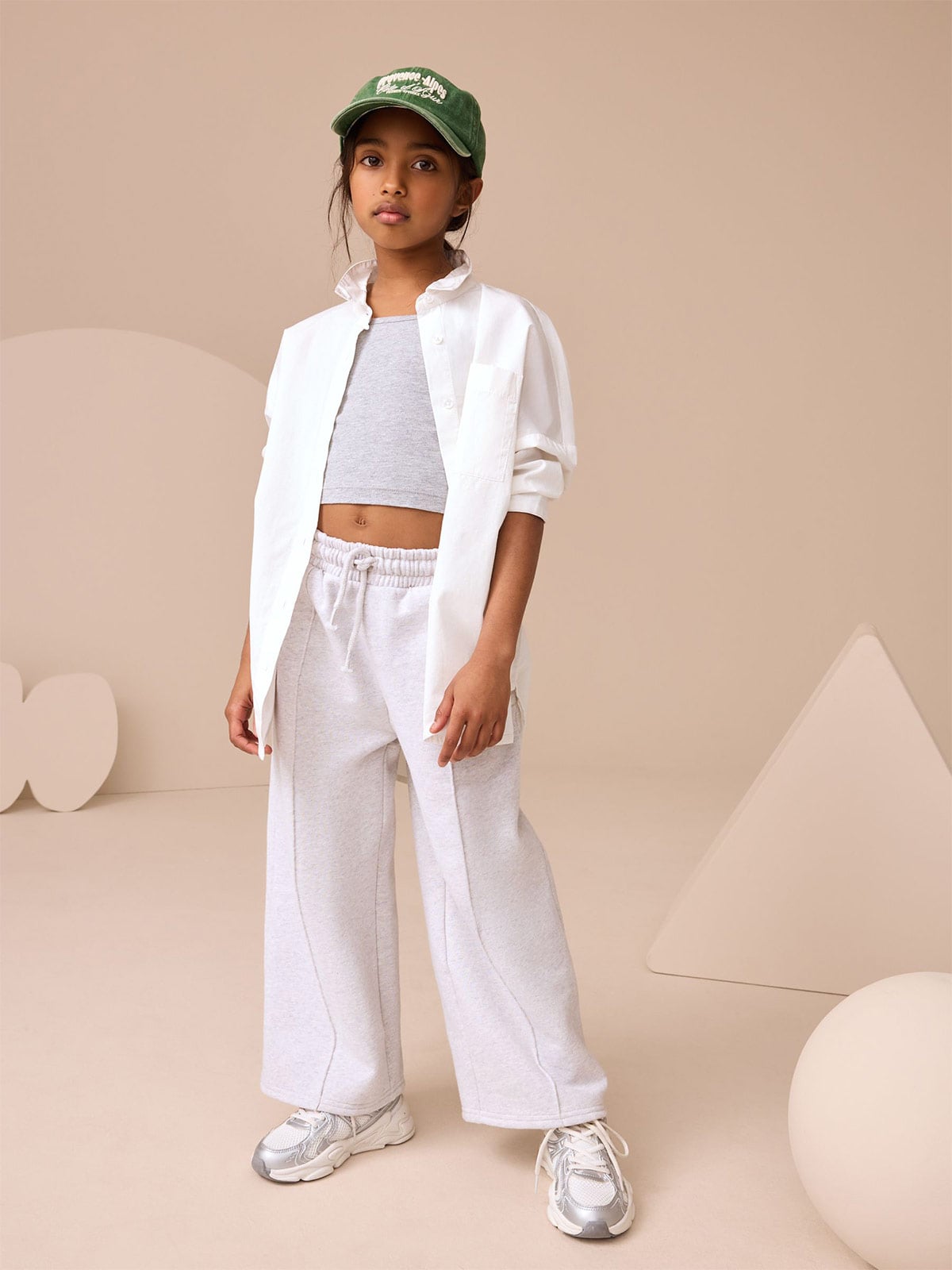 PANTALÓN DE BUZO NIÑA NEXT ALGODÓN - 1