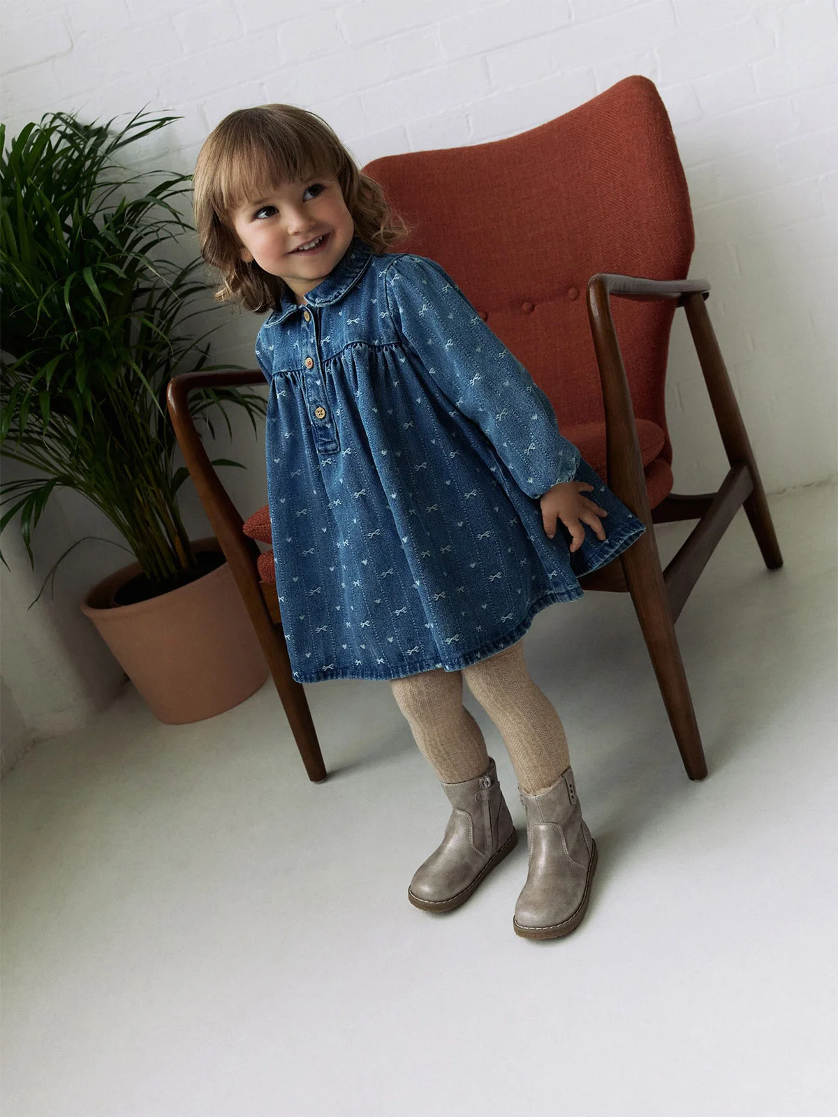 VESTIDO NIÑA NEXT DENIM - 1