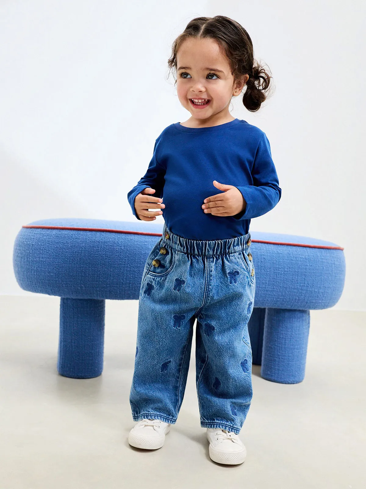 JEANS NIÑA NEXT ALGODÓN - 1
