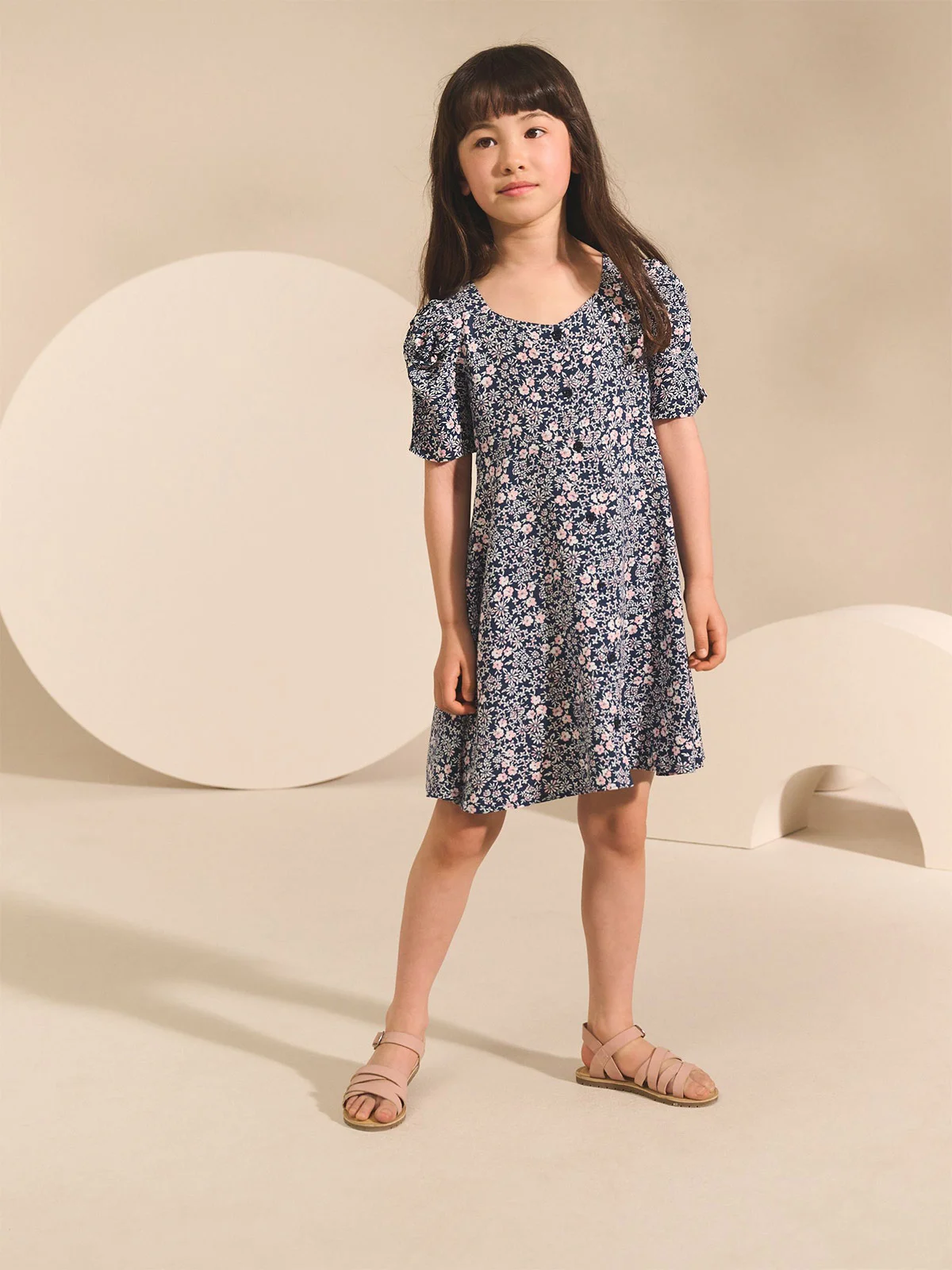 VESTIDO NIÑA NEXT VISCOSA - 1