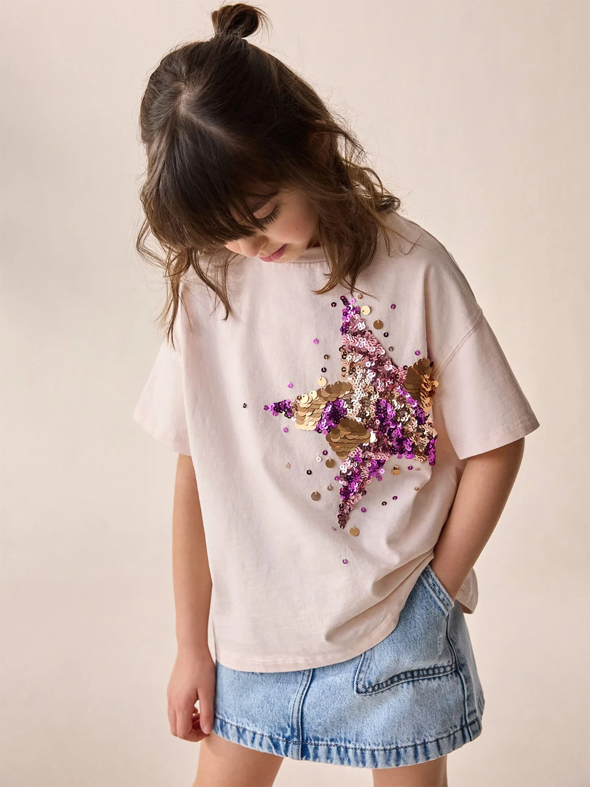 POLERA NIÑA NEXT ALGODÓN - 1