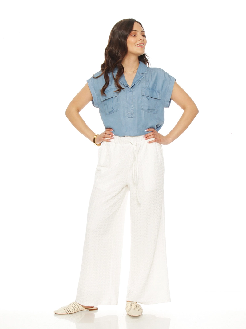 BLUSA MUJER WADO'S CUELLO CAMISERO - 1