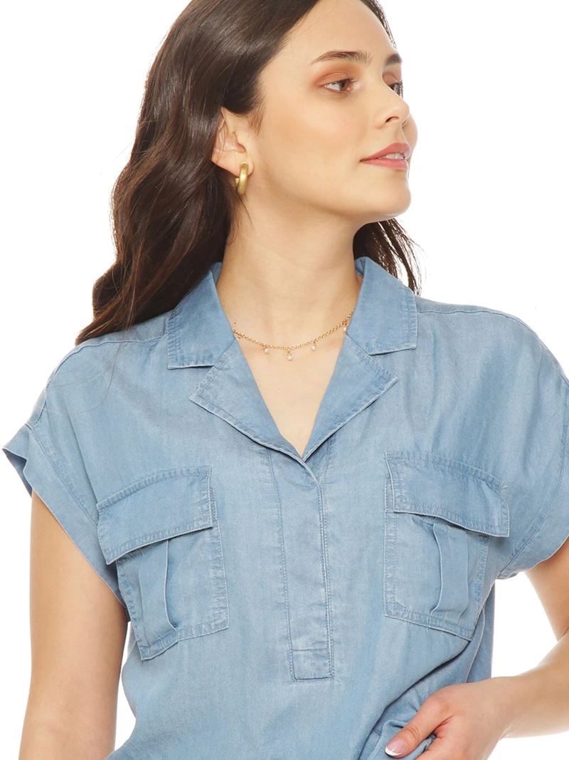 BLUSA MUJER WADO'S CUELLO CAMISERO - 6