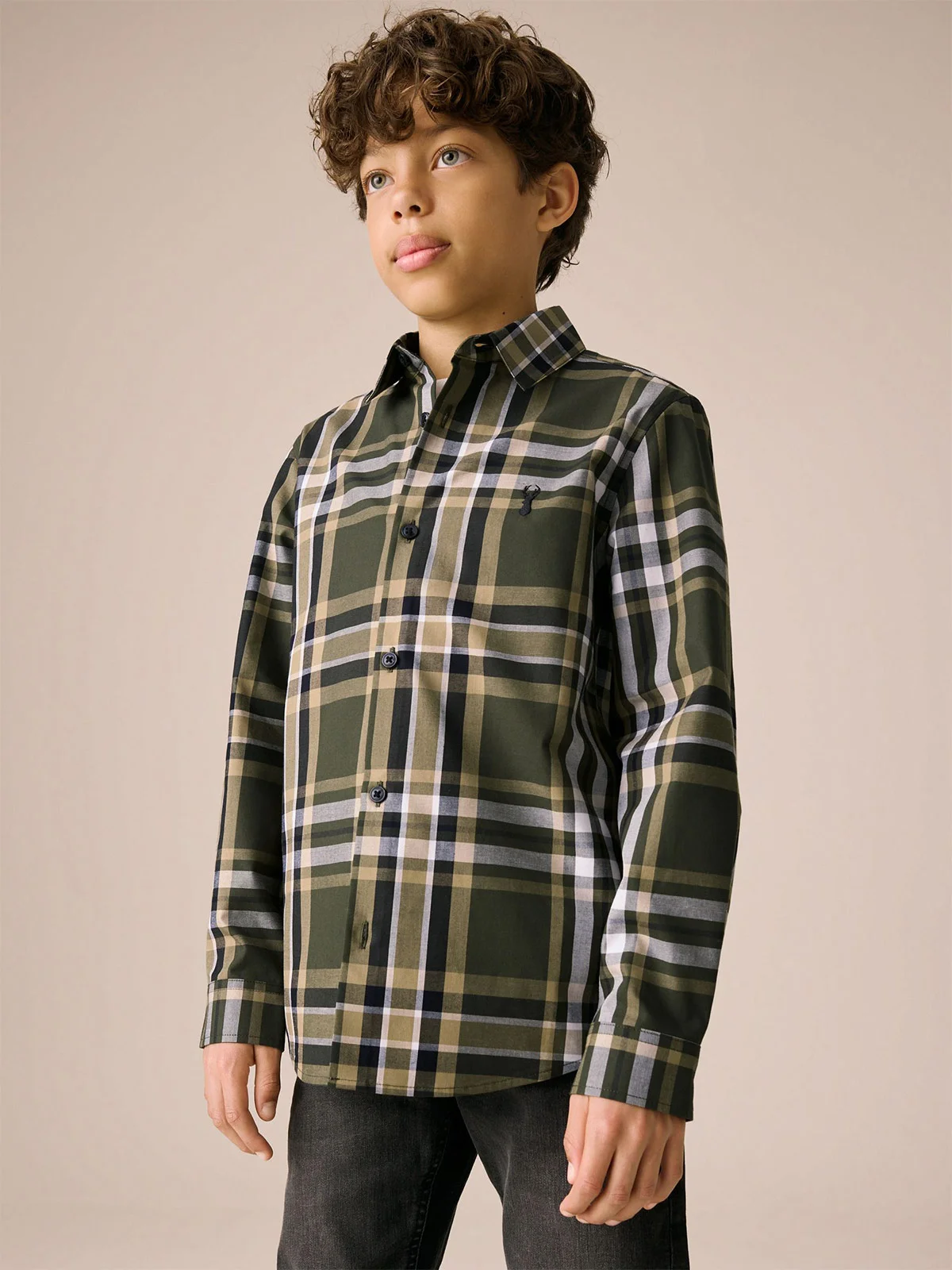 NEXT CAMISA MANGA LARGA NIÑO NEXT ALGODÓN