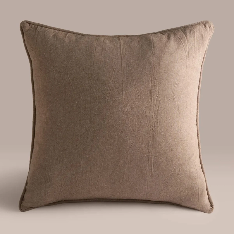 COJÍN RIPLEY HOME YARN DYE 50X50 CM CAFÉ - 1