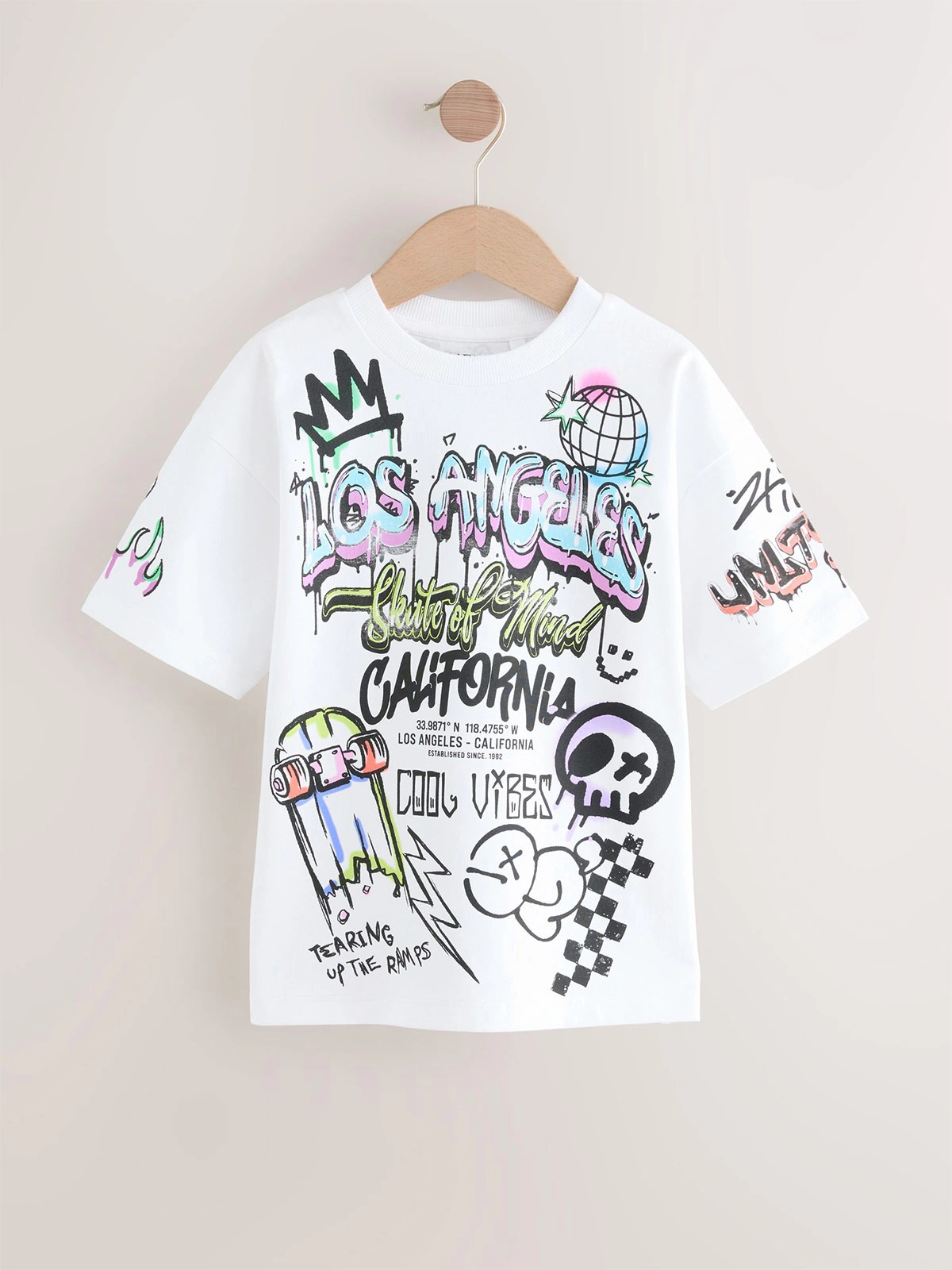 POLERA MANGA CORTA NIÑO NEXT ALGODÓN - 2