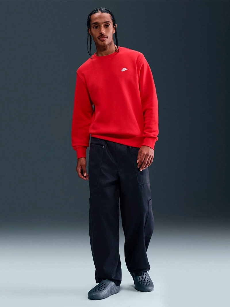 POLERÓN SIN GORRO MANGA LARGA HOMBRE NIKE CLUB - 6