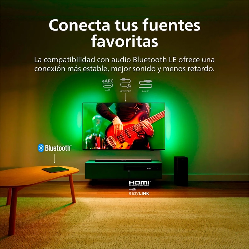 SOUNDBAR BLUETOOTH PHILIPS TAB6309 2.1 - 8
