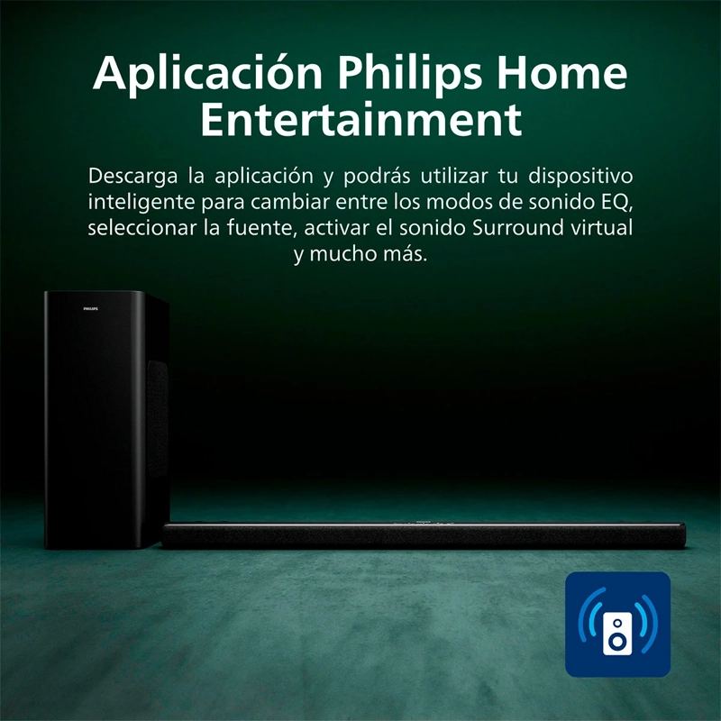 SOUNDBAR BLUETOOTH PHILIPS TAB6309 2.1 - 10