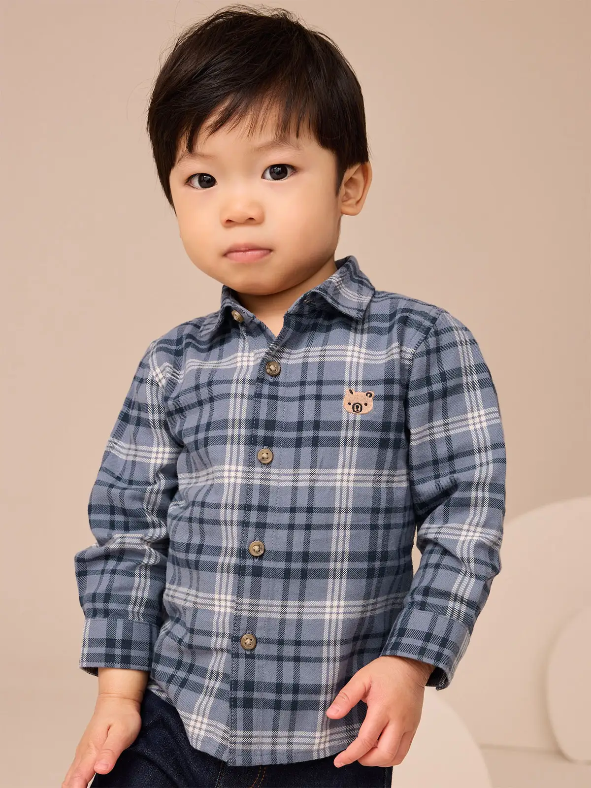 CAMISA NIÑO NEXT ALGODÓN  - 1
