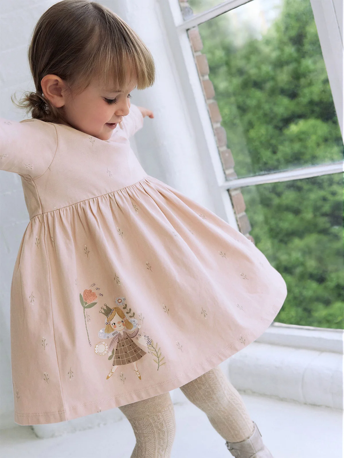 VESTIDO NIÑA NEXT ALGODÓN - 1