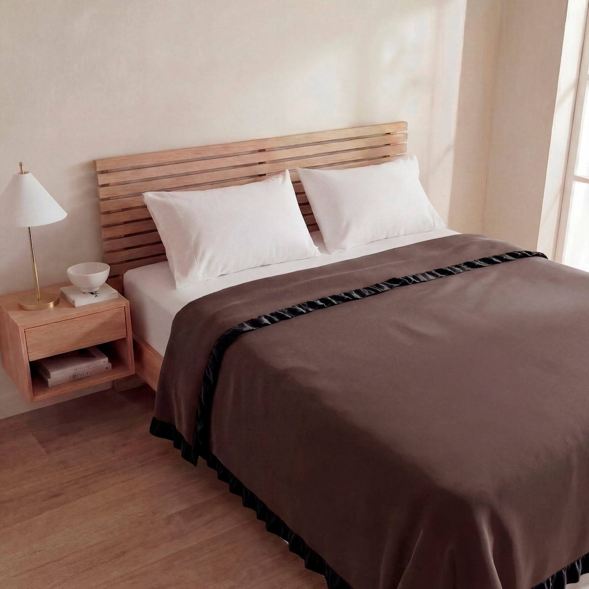 FRAZADA RIPLEY HOME LISA 1.5 PLAZAS CELESTE - 1