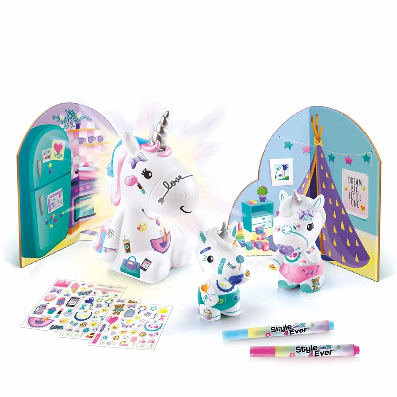 LAMPARA FAMILIA UNICORNIO DIY - 2