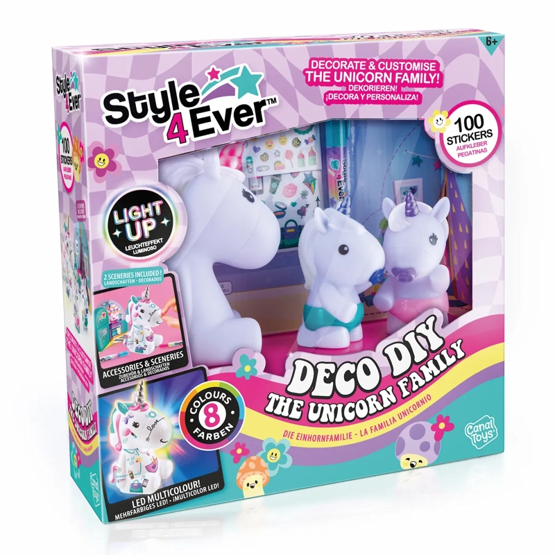 LAMPARA FAMILIA UNICORNIO DIY - 3