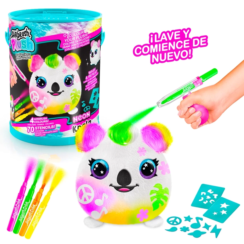 PELUCHE ANIMAL NEON DECORAR - MODELO ALEATORIO - 4