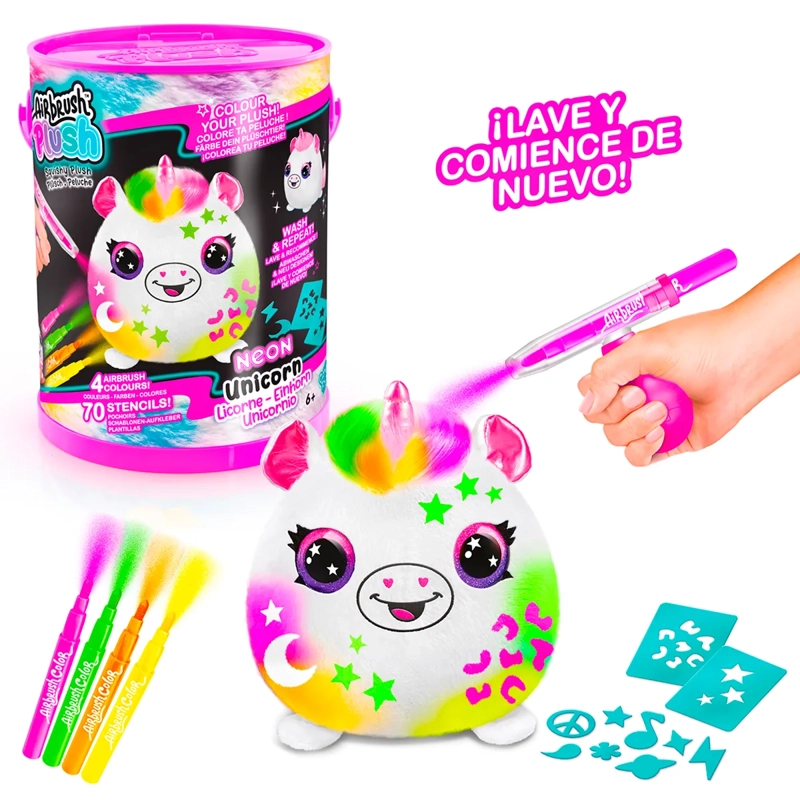PELUCHE ANIMAL NEON DECORAR - MODELO ALEATORIO - 6
