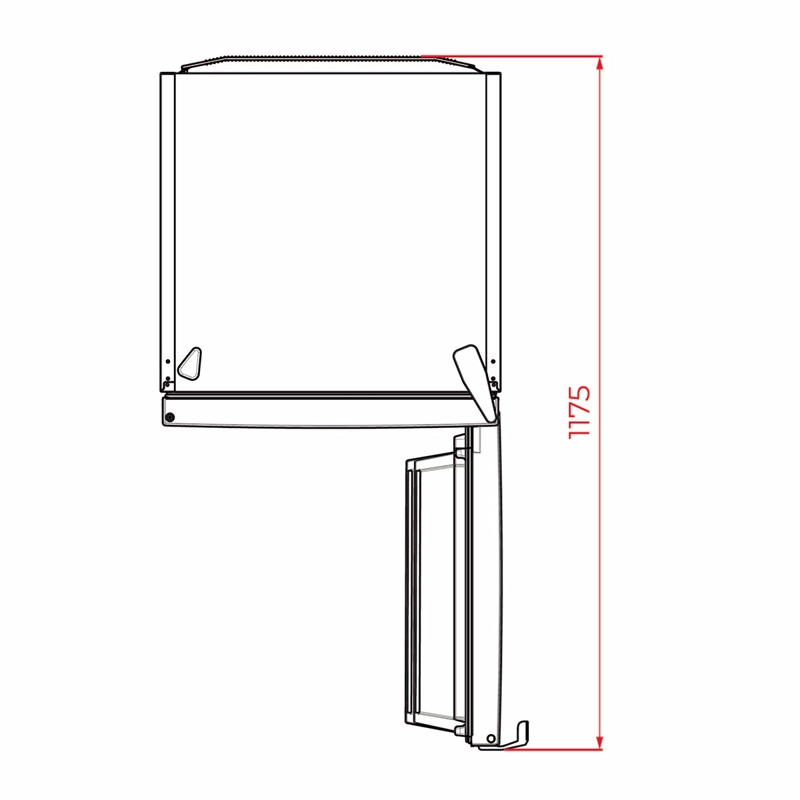 REFRIGERADOR MONOPUERTA TEKA RSL 75640 362L NO FROST GRIS - 11