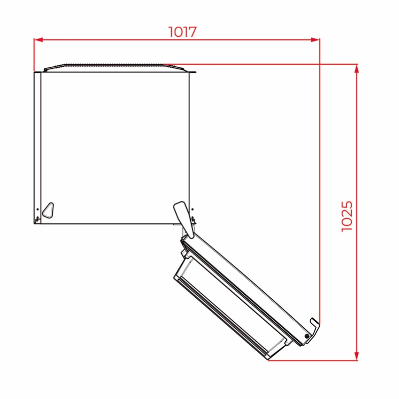 REFRIGERADOR MONOPUERTA TEKA RSL 75640 362L NO FROST GRIS - 12