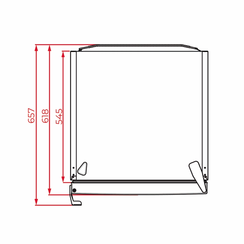 REFRIGERADOR MONOPUERTA TEKA RSL 75640 362L NO FROST GRIS - 10