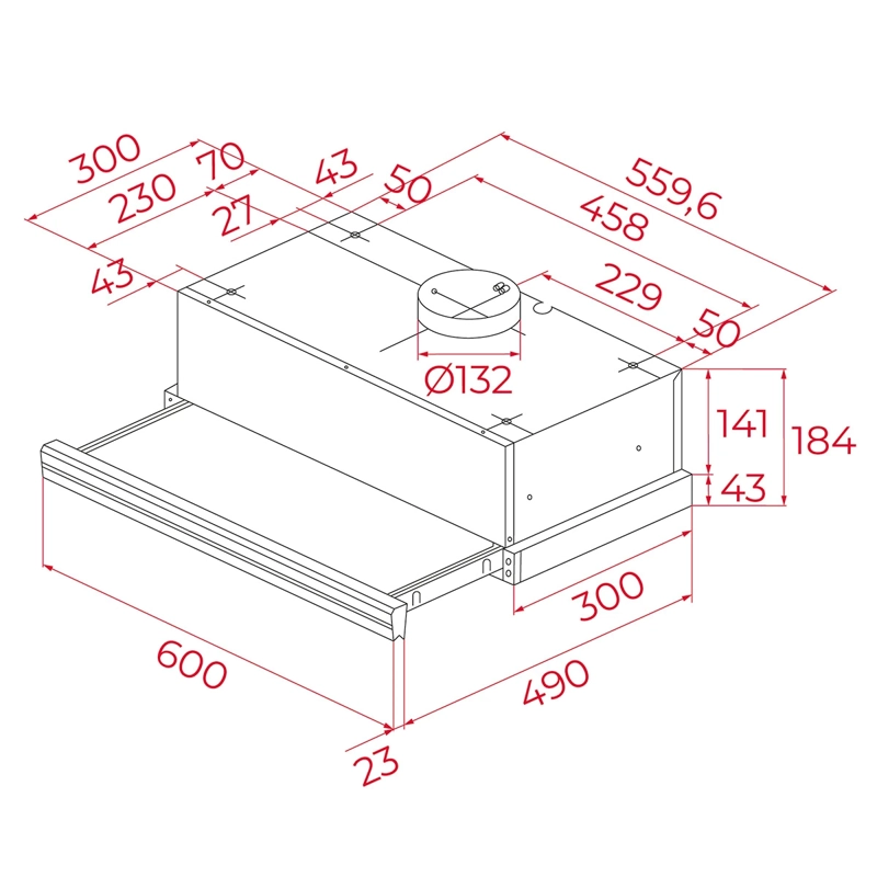 CAMPANA INTEGRABLE TEKA 60CM CNL 6415 PLUS INFINITY G1 - 11
