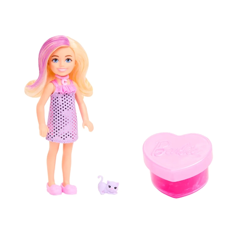 BARBIE PARTY UNBOXED MUÑECA CHELSEA FIESTA GLAMOUR SORPRESA - 4