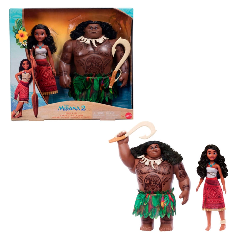 MOANA 2  MUÑECOS MOANA Y MAUI - 1