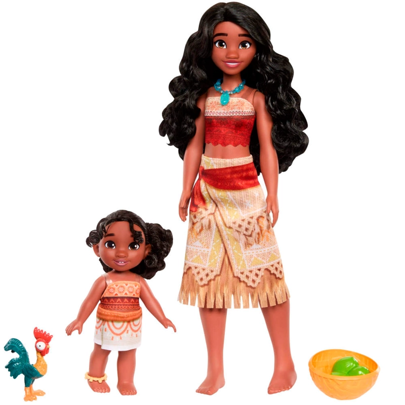 MOANA 2 MUÑECOS PAQUETE DE 2 MOANA Y SIMEA  - 2