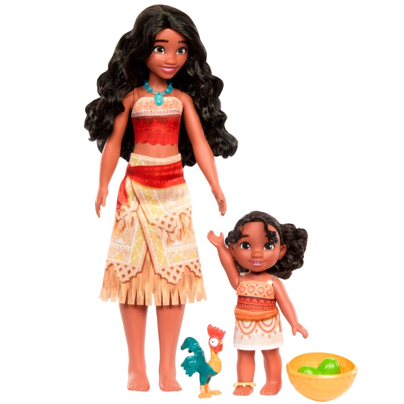 MOANA 2 MUÑECOS PAQUETE DE 2 MOANA Y SIMEA  - 6