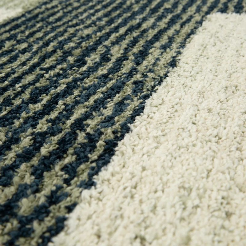 ALFOMBRA ELEMENTS & CO BLOCK AZUL 240X340 - 2