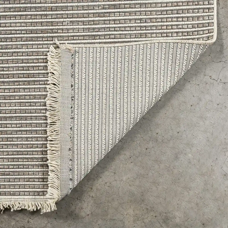 ALFOMBRA CANNON PLAIN FRINGES 240X330 CM GRIS - 3
