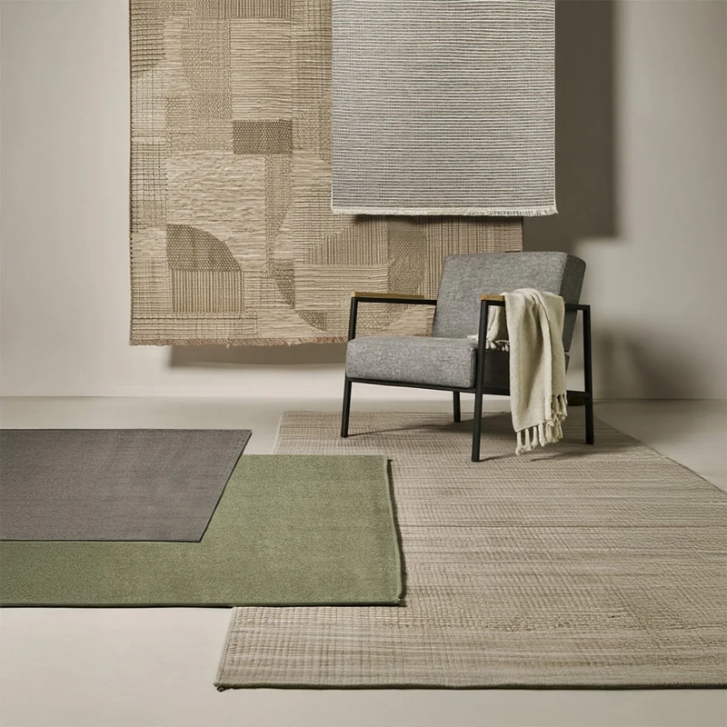 ALFOMBRA CANNON PLAIN FRINGES 240X330 CM GRIS - 4