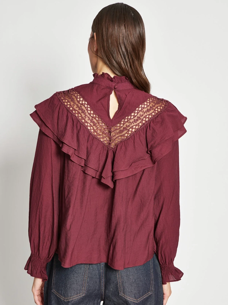 BLUSA MUJER MARQUIS ESCOTE TRIANGULAR - 2