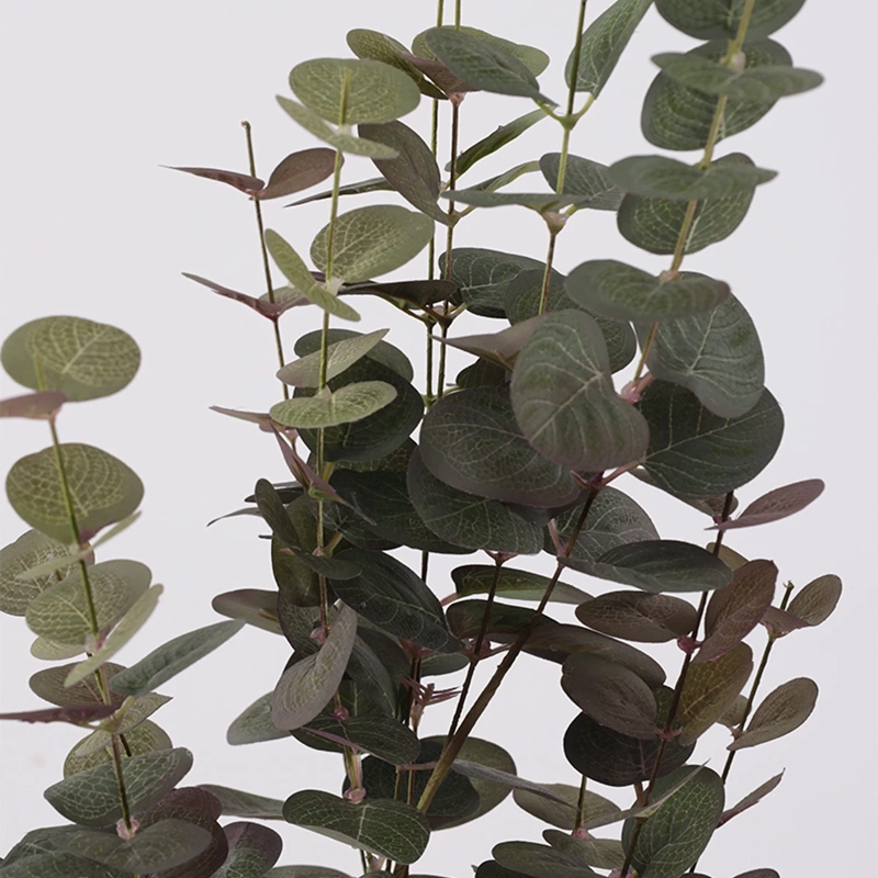 RAMA DECORATIVA RIPLEY HOME FOLLAJE EUCALIPTO VERDE/MORADO - 5