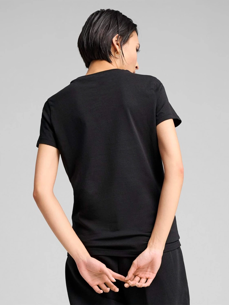 POLERA MANGA CORTA MUJER PUMA ESS METALLIC NO.1 LOGO - 2