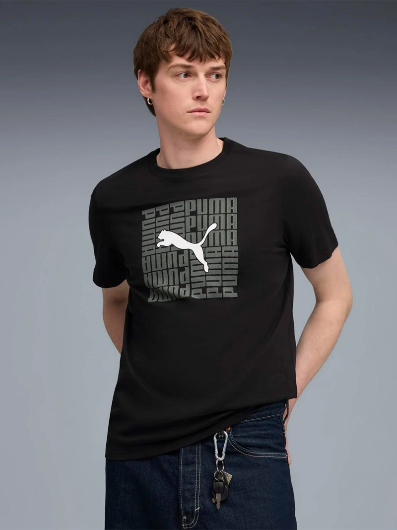 POLERA MANGA CORTA HOMBRE PUMA ESTAMPADO - 1