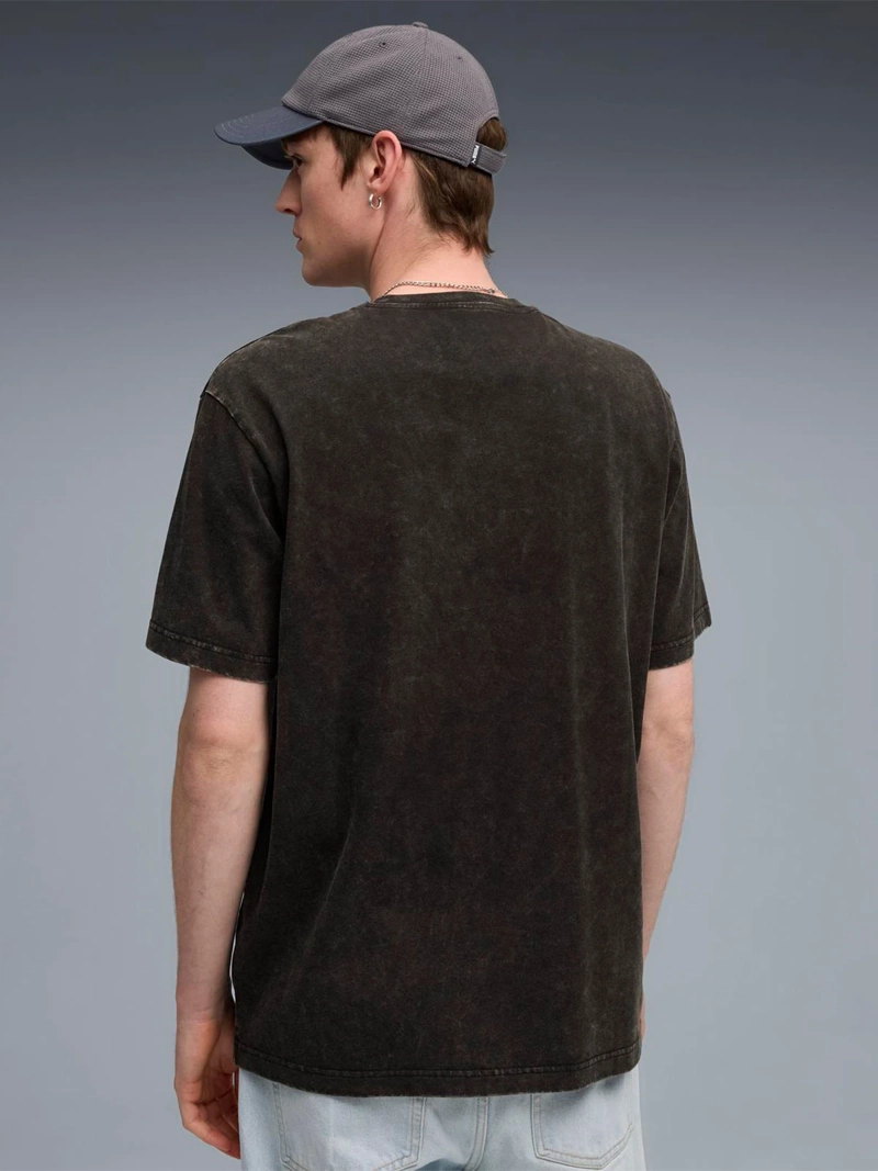 POLERA HOLGADA MANGA CORTA HOMBRE PUMA ESSENTIALS ELEVATED WASH - 2