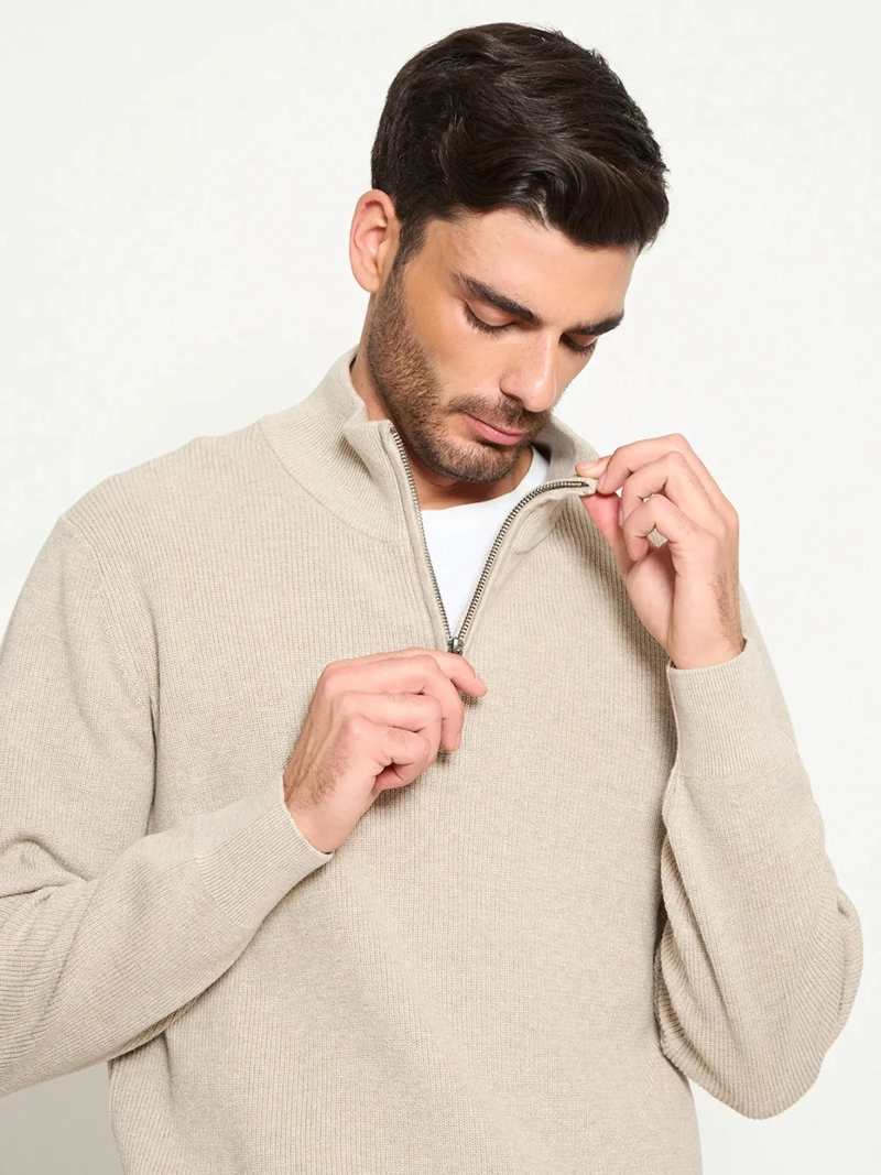 SWEATER HOMBRE REGATTA ALGODÓN HALF ZIPPER - 3