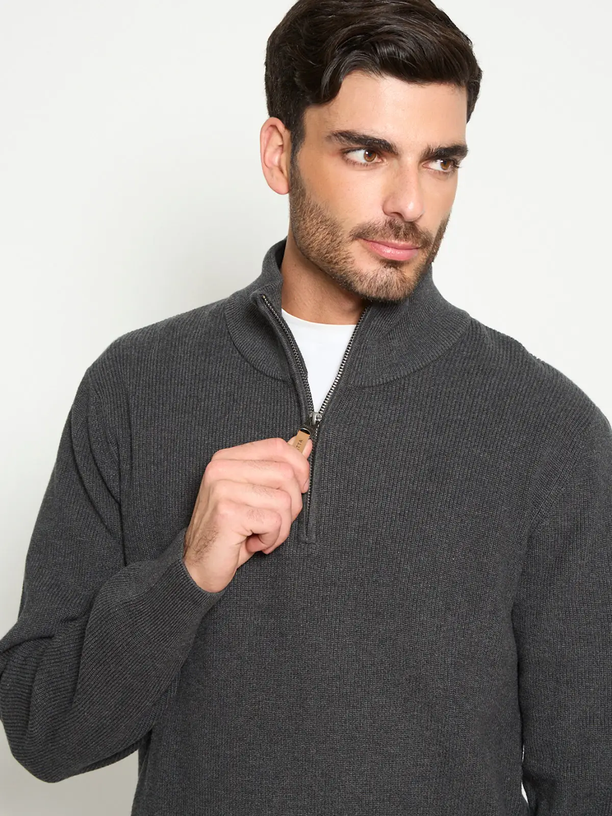 SWEATER HOMBRE REGATTA ALGODÓN HALF ZIPPER - 3