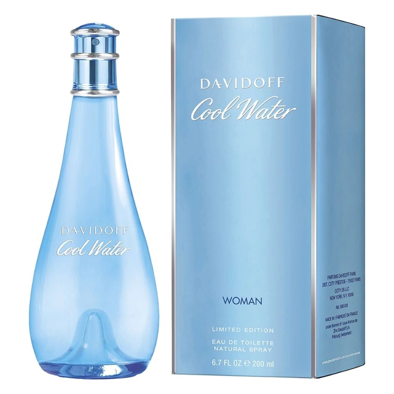 PERFUME DAVIDOFF COOL WATER MUJER EDT 200 ML - 2