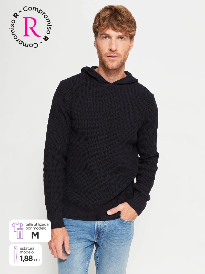 SWEATER HOMBRE BARBADOS GORRO - 1