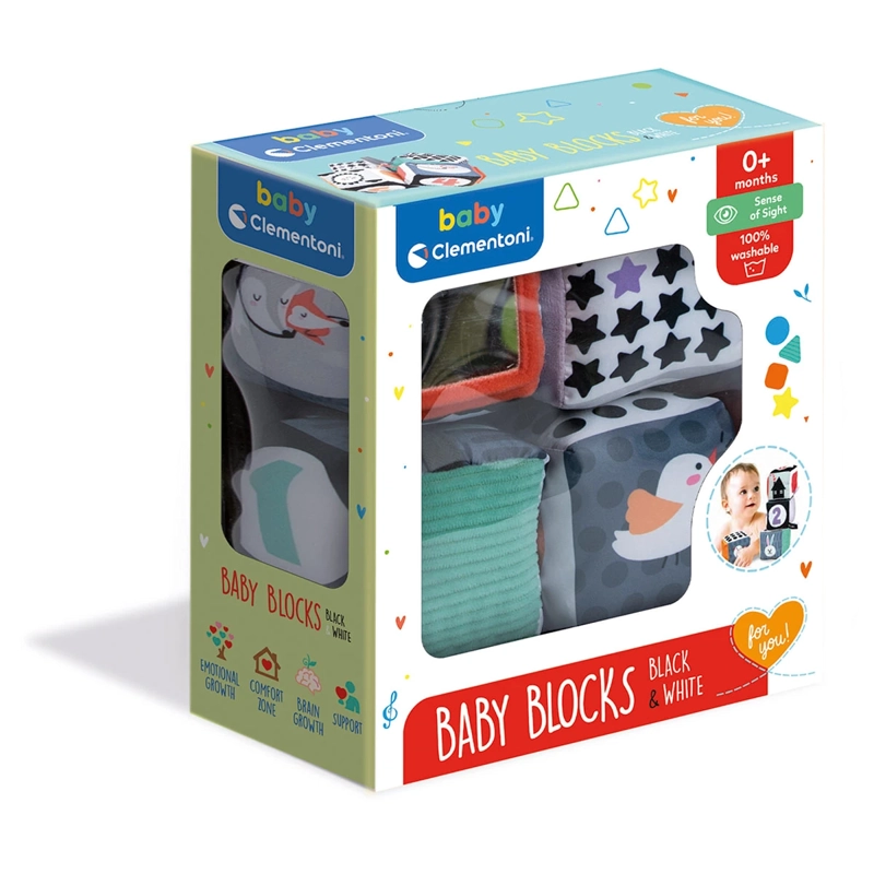 BLACK WHITE SOFT ACTIVITY CUB - 3
