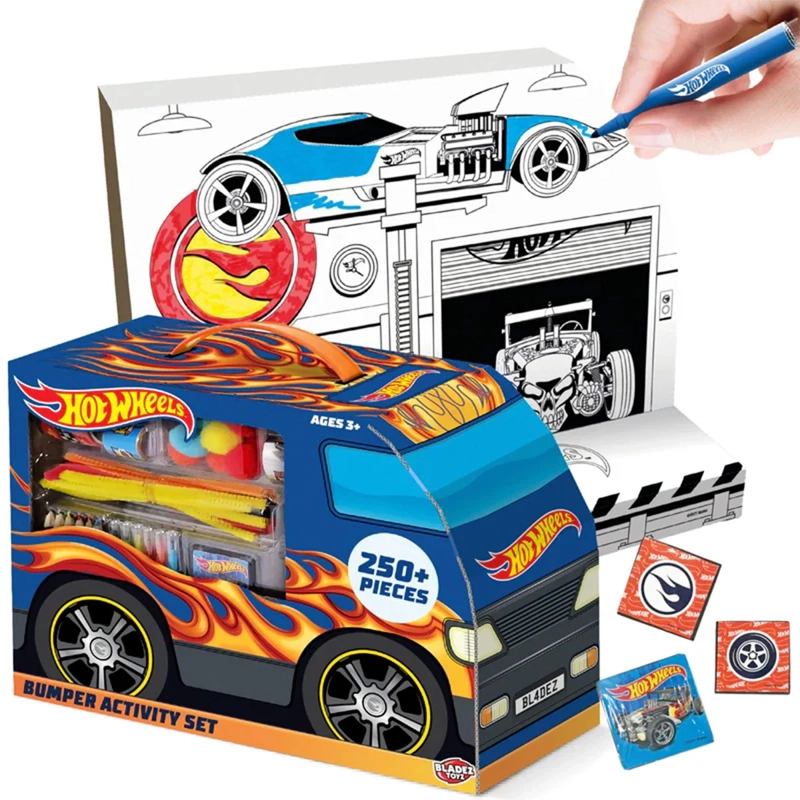 SET MANUALIDADES BUMPER HOT WHEELS - 1