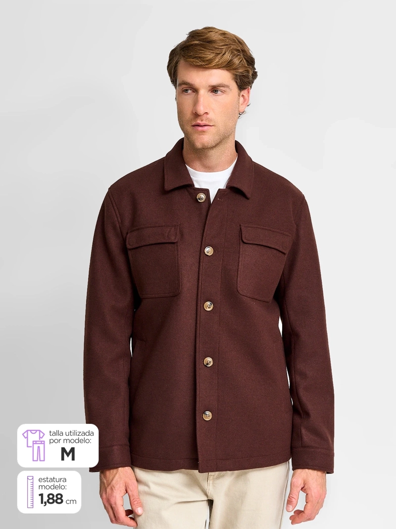 ABRIGO HOMBRE INDEX BOLSILLOS SUPERIOR TAPETA - 1
