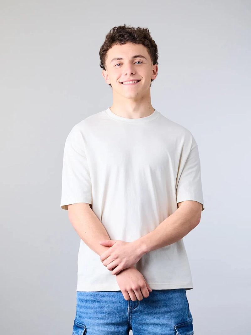 POLERA MANGA CORTA NIÑO ALGODÓN POLEMIC RELAXED XV1387 - 1